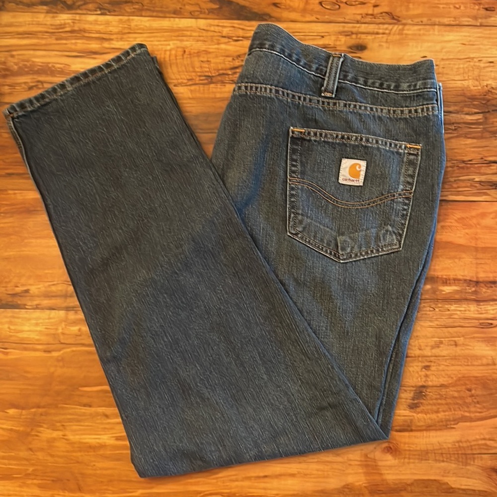 NWOT Carhartt jeans indigo wash 44x30